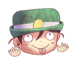 a station employee girl "Ikumi" sticker #4684802