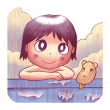 a station employee girl "Ikumi" sticker #4684805