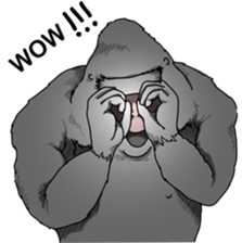 RARIGO of a gorilla3 sticker #4684889
