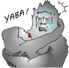 RARIGO of a gorilla3 sticker #4684900