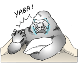 RARIGO of a gorilla3 sticker #4684901