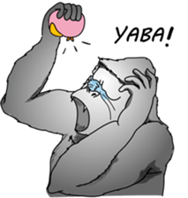 RARIGO of a gorilla3 sticker #4684902