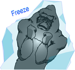 RARIGO of a gorilla3 sticker #4684906