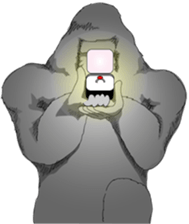 RARIGO of a gorilla3 sticker #4684908