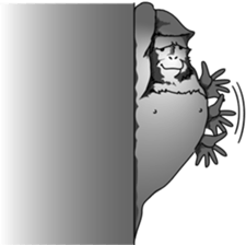 RARIGO of a gorilla3 sticker #4684913