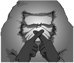 RARIGO of a gorilla3 sticker #4684917