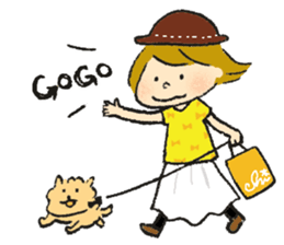 kimi and mocomoco sticker #4684974