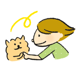 kimi and mocomoco sticker #4684998