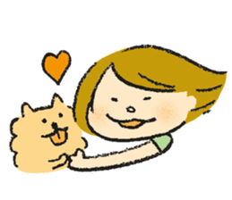 kimi and mocomoco sticker #4684999