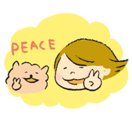 kimi and mocomoco sticker #4685002