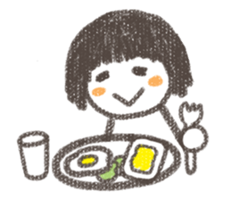 Talking cat and Doll sticker #4685129