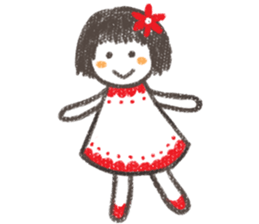 Talking cat and Doll sticker #4685135