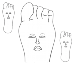 I am foot. sticker #4685218