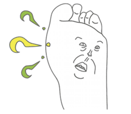 I am foot. sticker #4685233