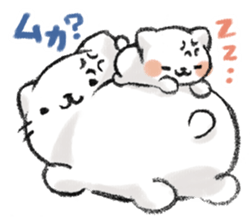 MUKANEKO-Angry Cat- sticker #4685409