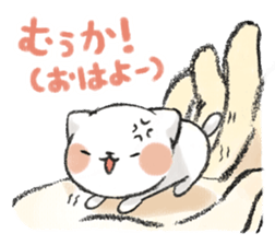 MUKANEKO-Angry Cat- sticker #4685412