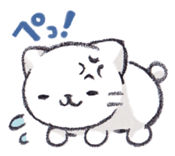 MUKANEKO-Angry Cat- sticker #4685415