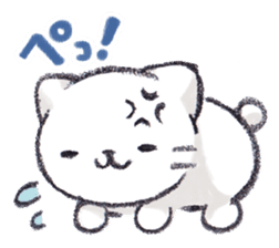MUKANEKO-Angry Cat- sticker #4685415