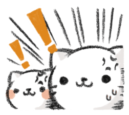MUKANEKO-Angry Cat- sticker #4685417