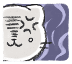 MUKANEKO-Angry Cat- sticker #4685422