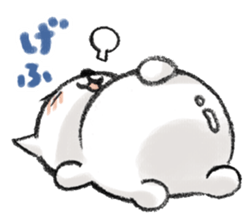 MUKANEKO-Angry Cat- sticker #4685430