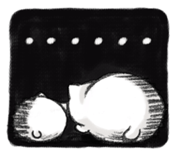 MUKANEKO-Angry Cat- sticker #4685431