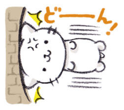 MUKANEKO-Angry Cat- sticker #4685433