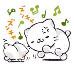 MUKANEKO-Angry Cat- sticker #4685442