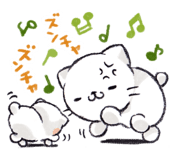 MUKANEKO-Angry Cat- sticker #4685442