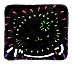 MUKANEKO-Angry Cat- sticker #4685445