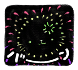 MUKANEKO-Angry Cat- sticker #4685445