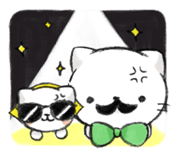 MUKANEKO-Angry Cat- sticker #4685446