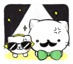 MUKANEKO-Angry Cat- sticker #4685446