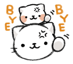 MUKANEKO-Angry Cat- sticker #4685447