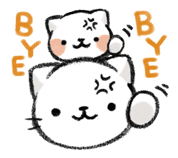 MUKANEKO-Angry Cat- sticker #4685447