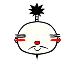 samurai mr.utuke  face version sticker #4686409