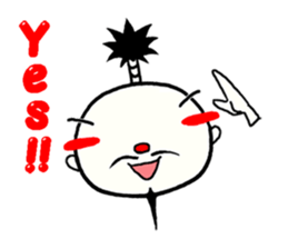 samurai mr.utuke  face version sticker #4686410