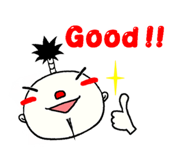 samurai mr.utuke  face version sticker #4686412