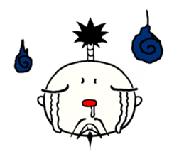 samurai mr.utuke  face version sticker #4686418