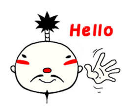 samurai mr.utuke  face version sticker #4686429
