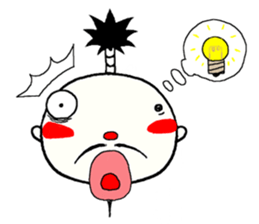 samurai mr.utuke  face version sticker #4686432