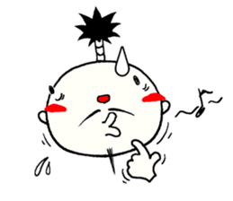 samurai mr.utuke  face version sticker #4686438