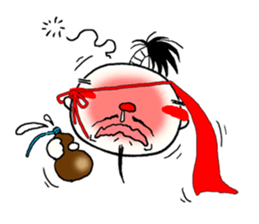 samurai mr.utuke  face version sticker #4686447