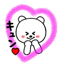heart bear1 sticker #4686769