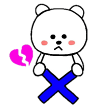 heart bear1 sticker #4686783