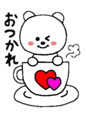 heart bear1 sticker #4686787