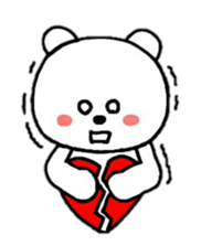 heart bear1 sticker #4686797