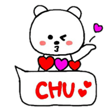 heart bear1 sticker #4686803