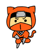 cat ninja "nyanja" sticker #4686931