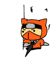 cat ninja "nyanja" sticker #4686932